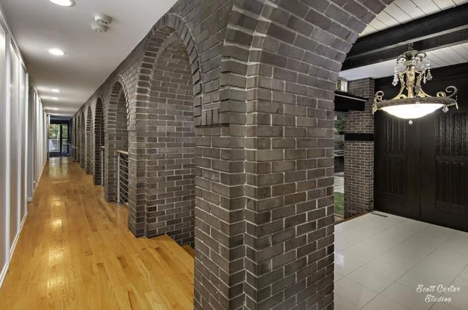 Detail — brick masonry close-up